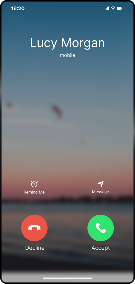 Image of SafelyHome's calls, with over 40 available calls in app